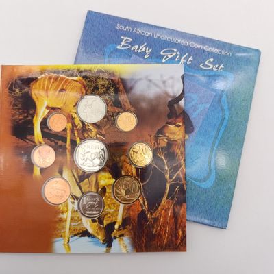 2001 South African uncirculated baby coin set