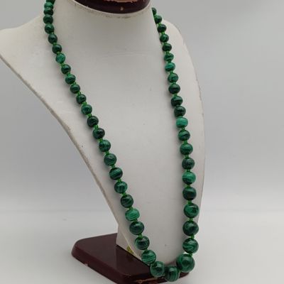 Vintage Malachite necklace 55cm