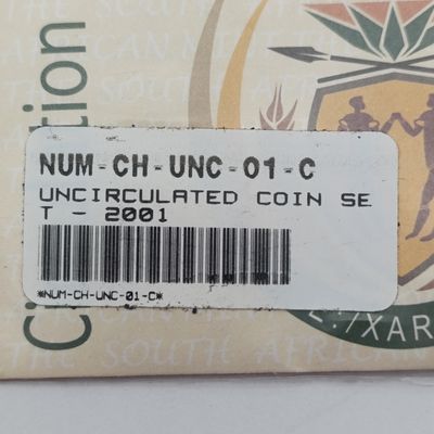 2001 South African circulation coin set - still sealed