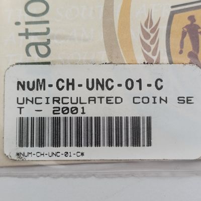 2001 South African circulation coin set - still sealed