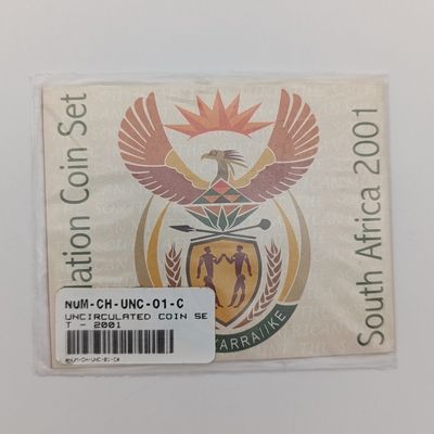 2001 South African circulation coin set - still sealed