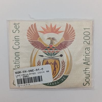 2001 South African circulation coin set - still sealed