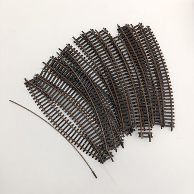 Lot of 15 Lima HO scale curved railway tracks