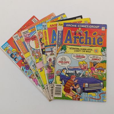 Lot of 6 vintage Archie comics