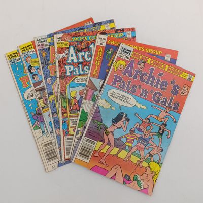 Lot of 6 vintage Archie&#39;s Pals n Gals comics