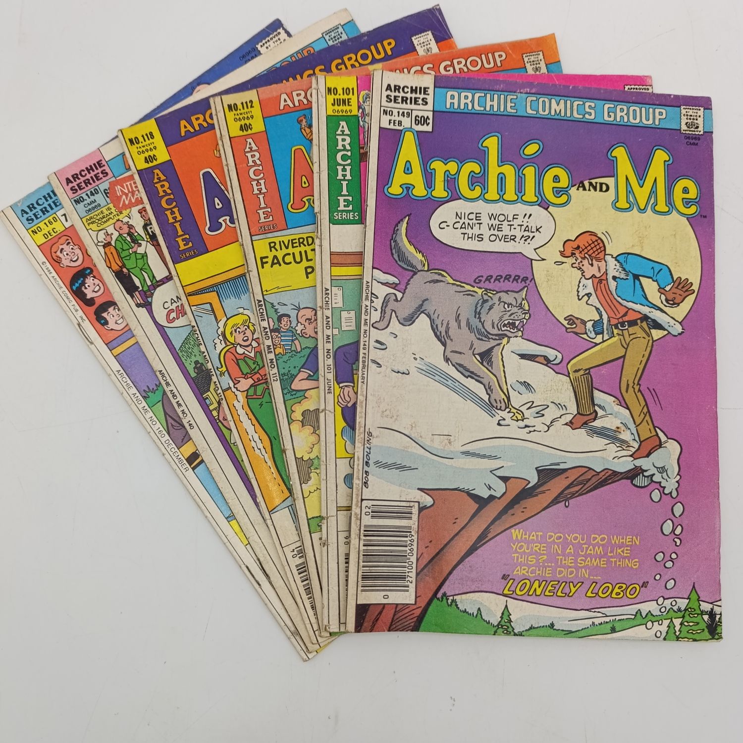 Lot of 6 vintage Archie comics