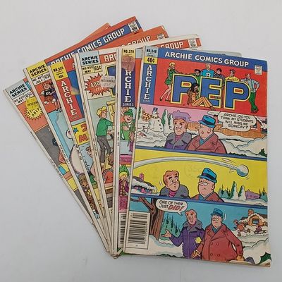 Lot of 6 vintage Archie series PEP comics