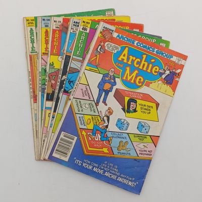 Lot of 6 vintage Archie and Me comics