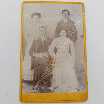 Antique photo of the Marais family