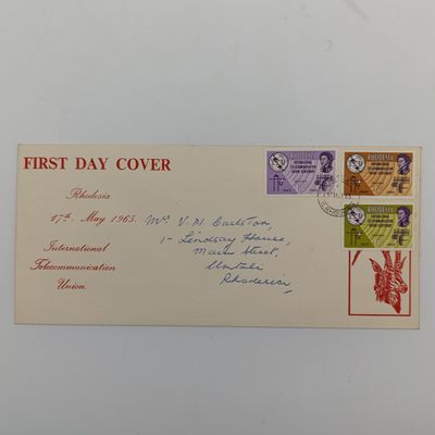 Lot of 9 Rhodesia and Southern Rhodesia Covers including 1940 Jubilee set to one shilling with higher value