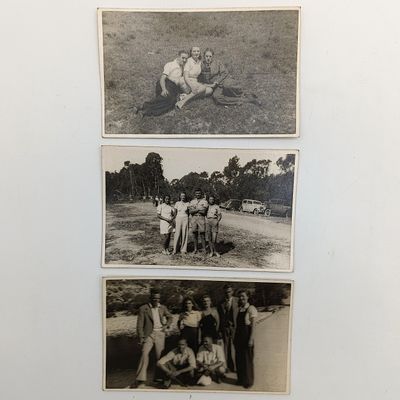 Lot of 75 Photos of people of the De Doorns, Ladismit Stellenbosch and Worcester area - Circa 1930 Surnames Mentioned Badenhorst and Naude