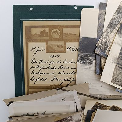 Lot of 77 antique and vintage photos taken in South West Africa circa 1910-1940