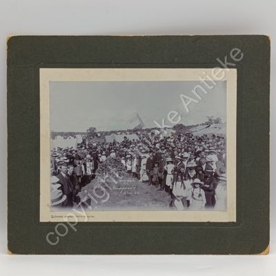 Original photograph taken at the place Jopie Fourie was caught by the English at Nooitgedacht  Photo taken 16 December 1914 by D. Fouche