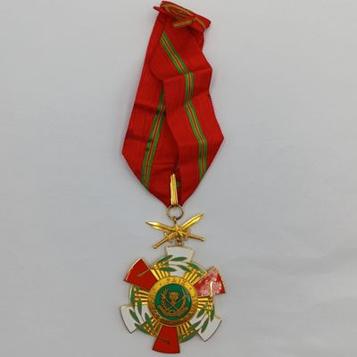 Democratic Republic of Congo Military version of the Knight&#39;s badge of the Order of Zaire
