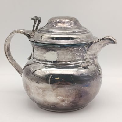 Large vintage silverplated milk jug