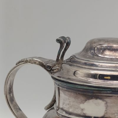 Large vintage silverplated milk jug