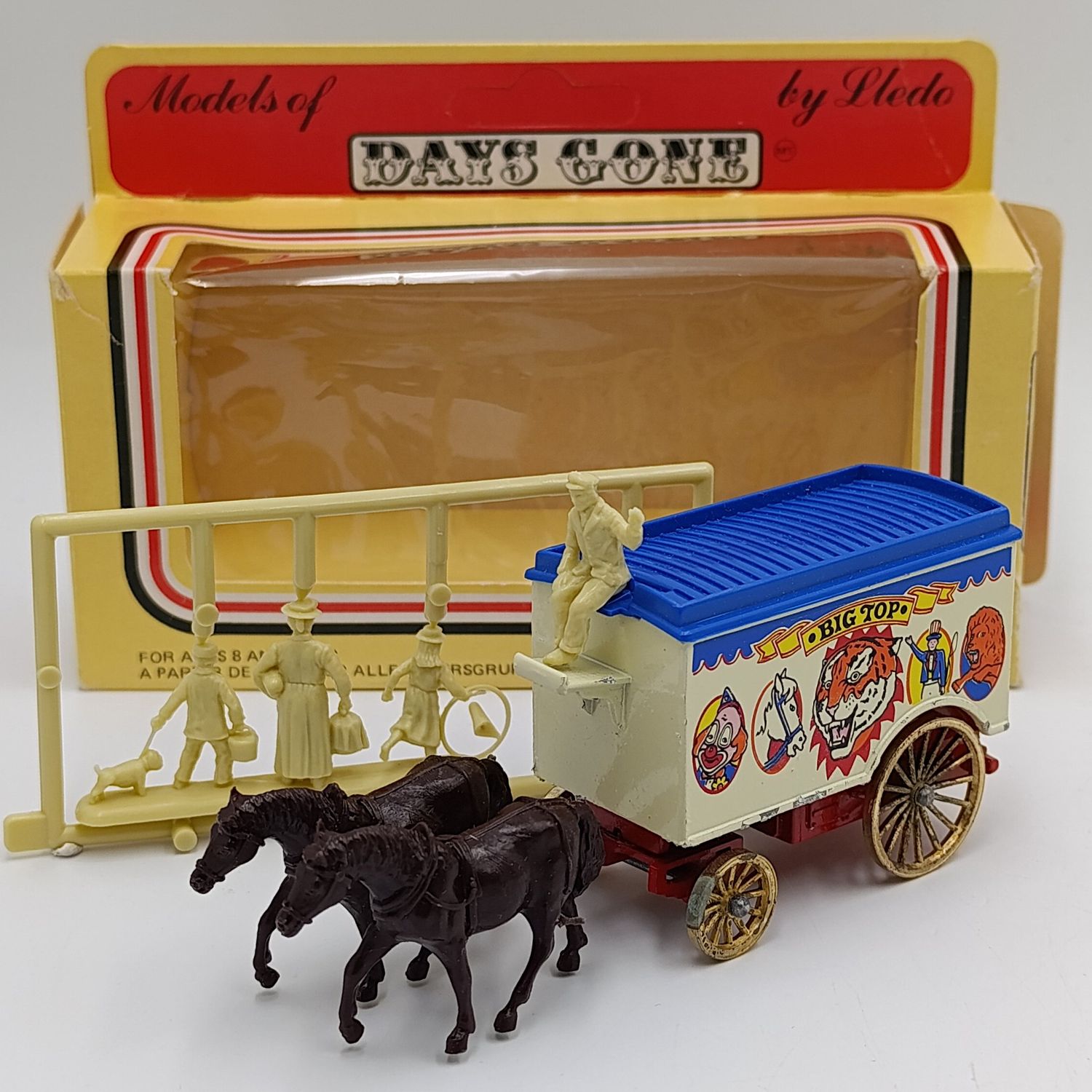 Lledo Big top circus horse-drawn removal van die-cast model in box