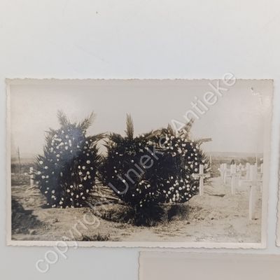 Postcard photos of the Funeral of L.A.C Murray R.A.F at Cotania, March 1945