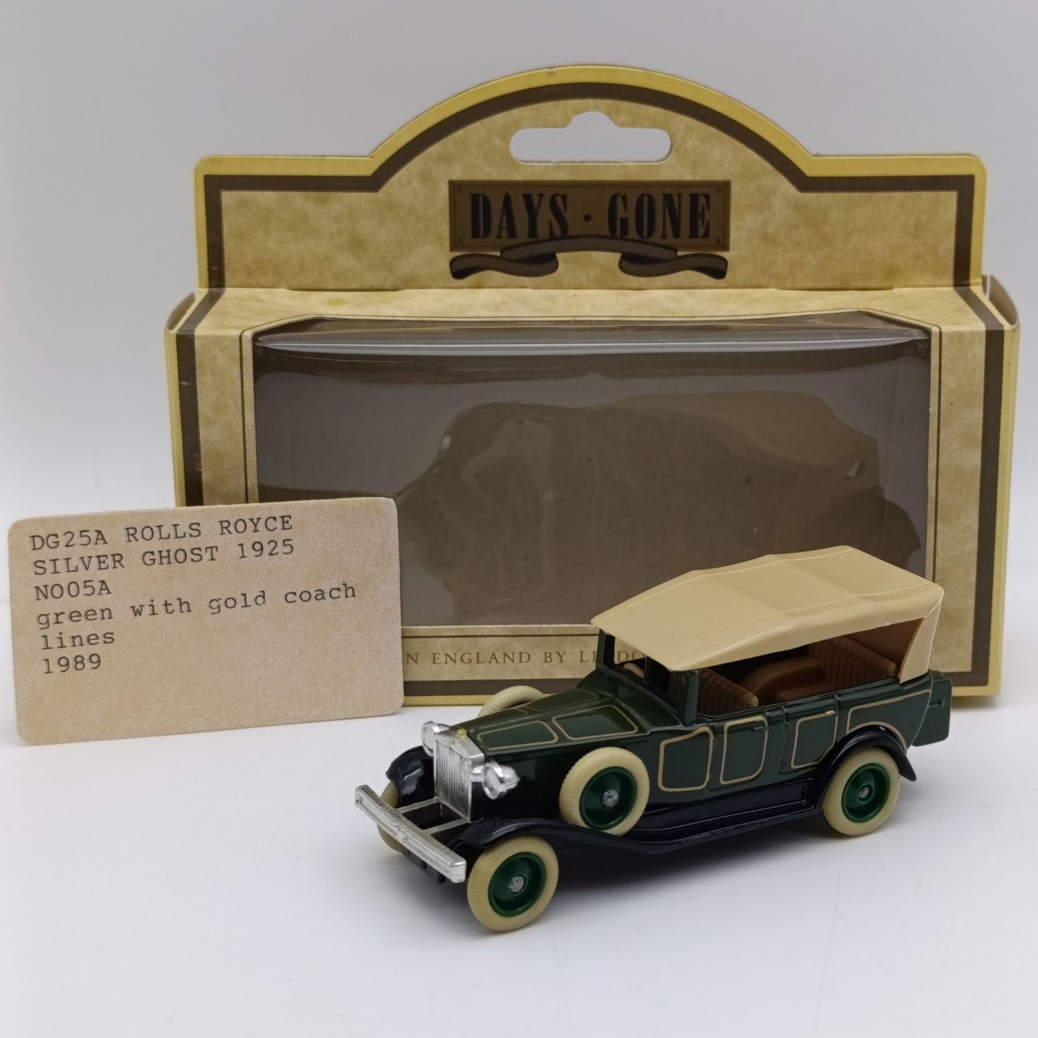 Lledo 1925 Rolls-Royce silver ghost model car in box