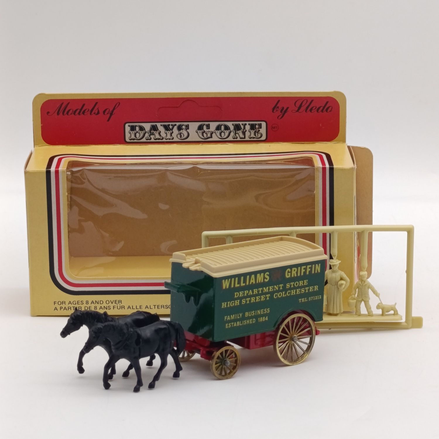 Lledo Williams Griffin horse-drawn removal van die-cast model in box