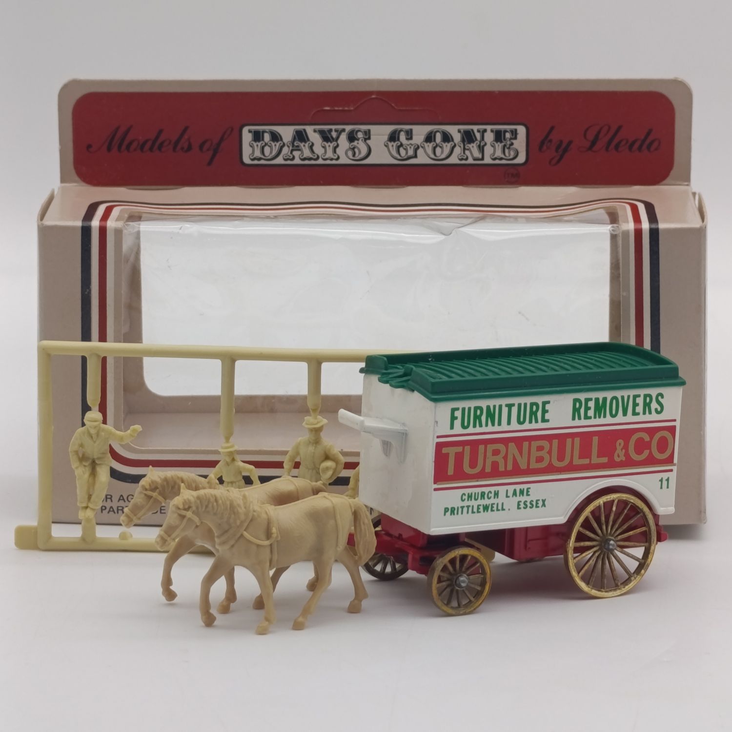 Lledo Turnbull Furniture removers horse-drawn removal van die-cast model in box