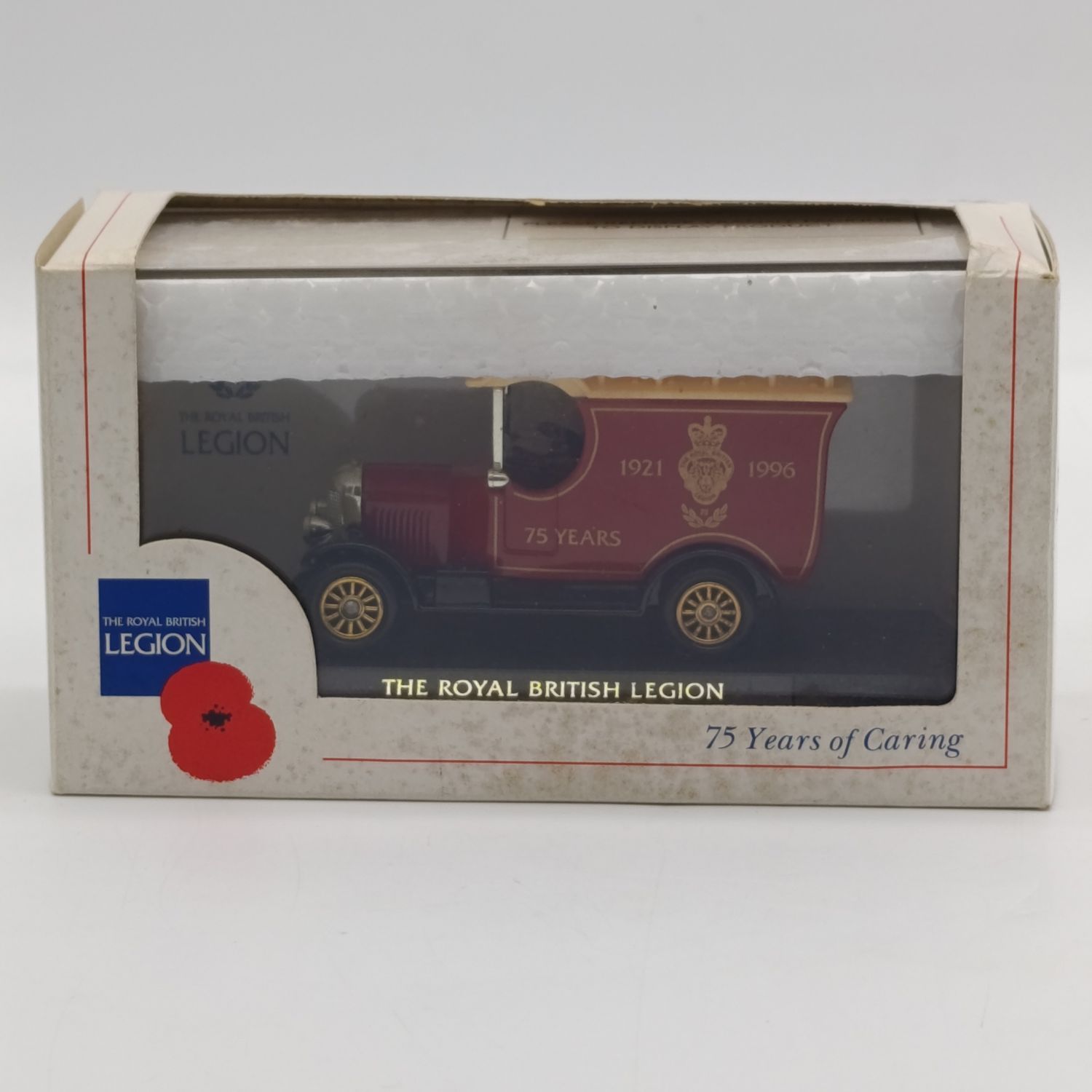 Lledo Morris Bullnose 1921-1996 The Royal BritishLegion 75th anniversary issue model car in box