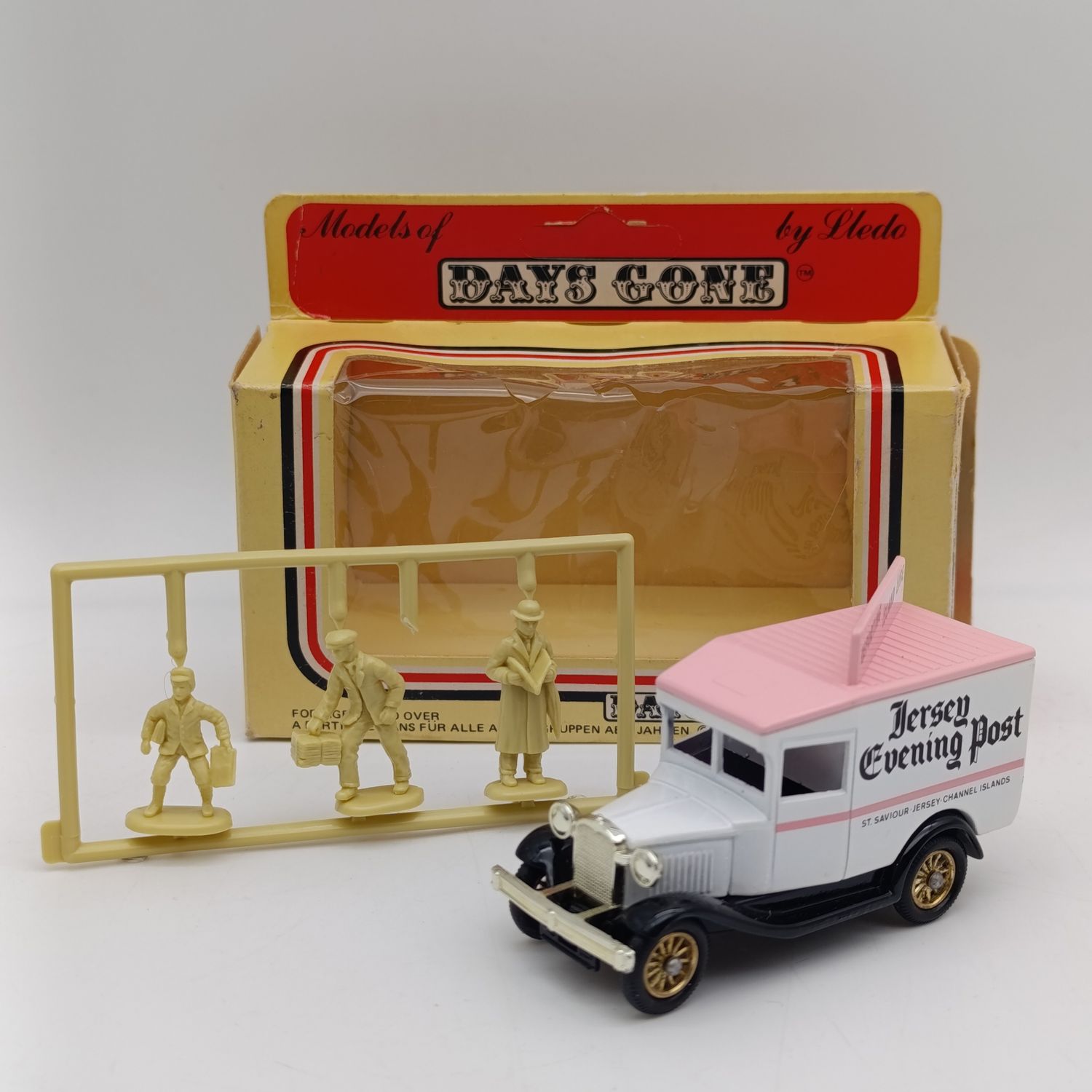 Lledo Ford Model-A Jersey Evening post advertising die-cast model car in box