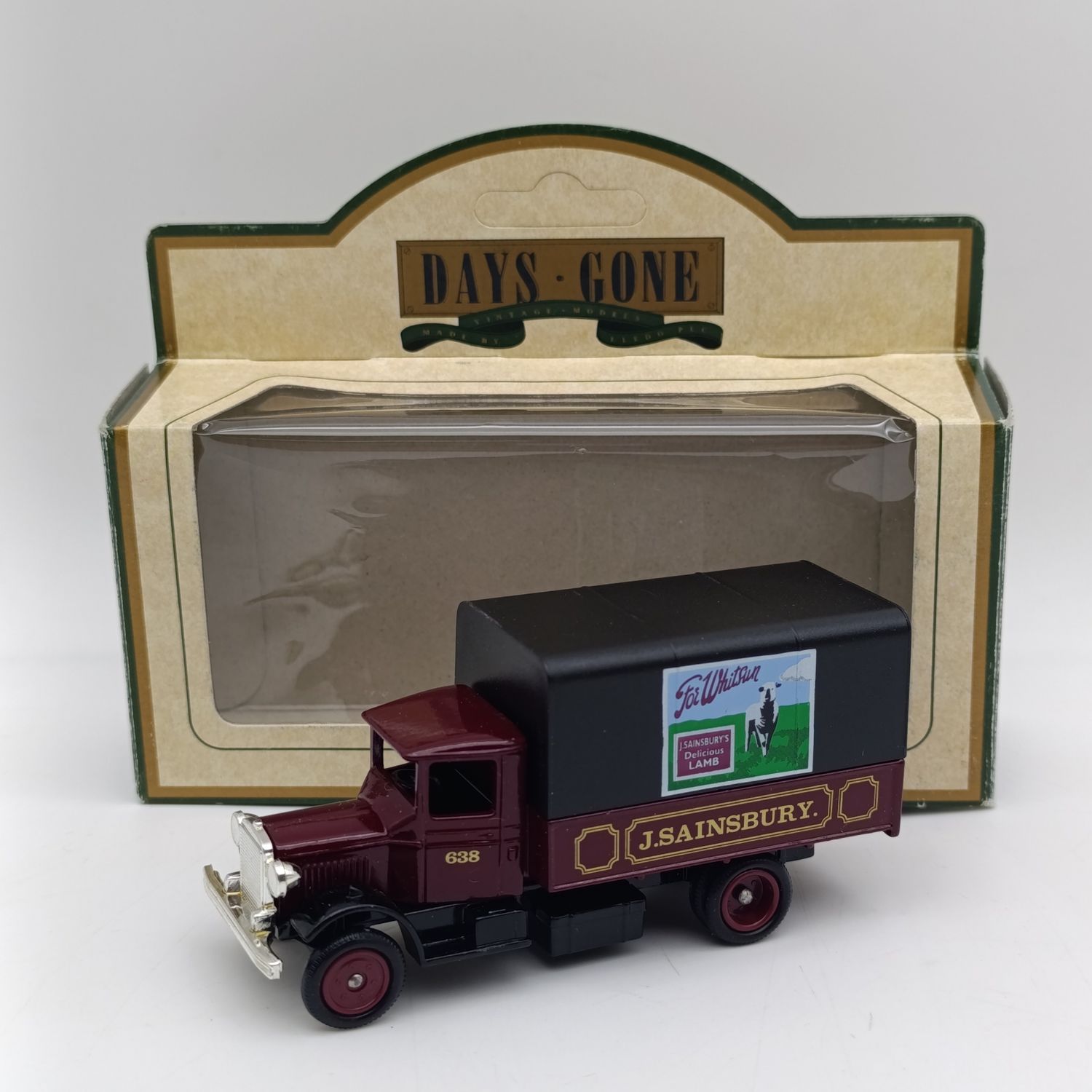 Lledo 1934 Mack Sainsbury Lamb delivery truck model in box