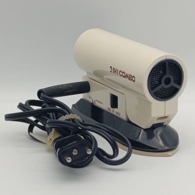 Vintage Travelling 2 in 1 combo hair dryer and iron