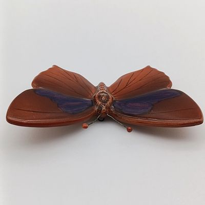 Vintage Beswick Purple Hairstreak pottery butterfly