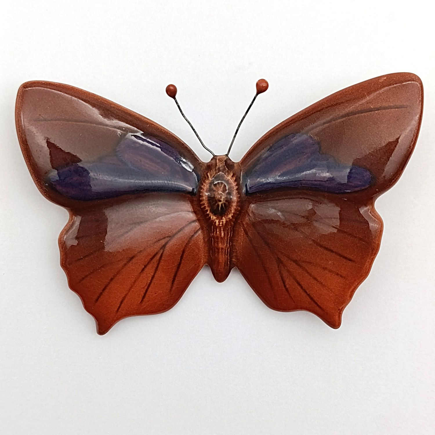 Vintage Beswick Purple Hairstreak pottery butterfly