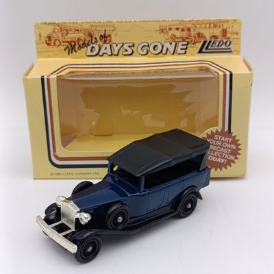 Lledo 1925 Rolls-Royce Silver Ghost die-cast model car in box - Blue