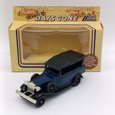 Lledo 1925 Rolls-Royce Silver Ghost die-cast model car in box - Blue