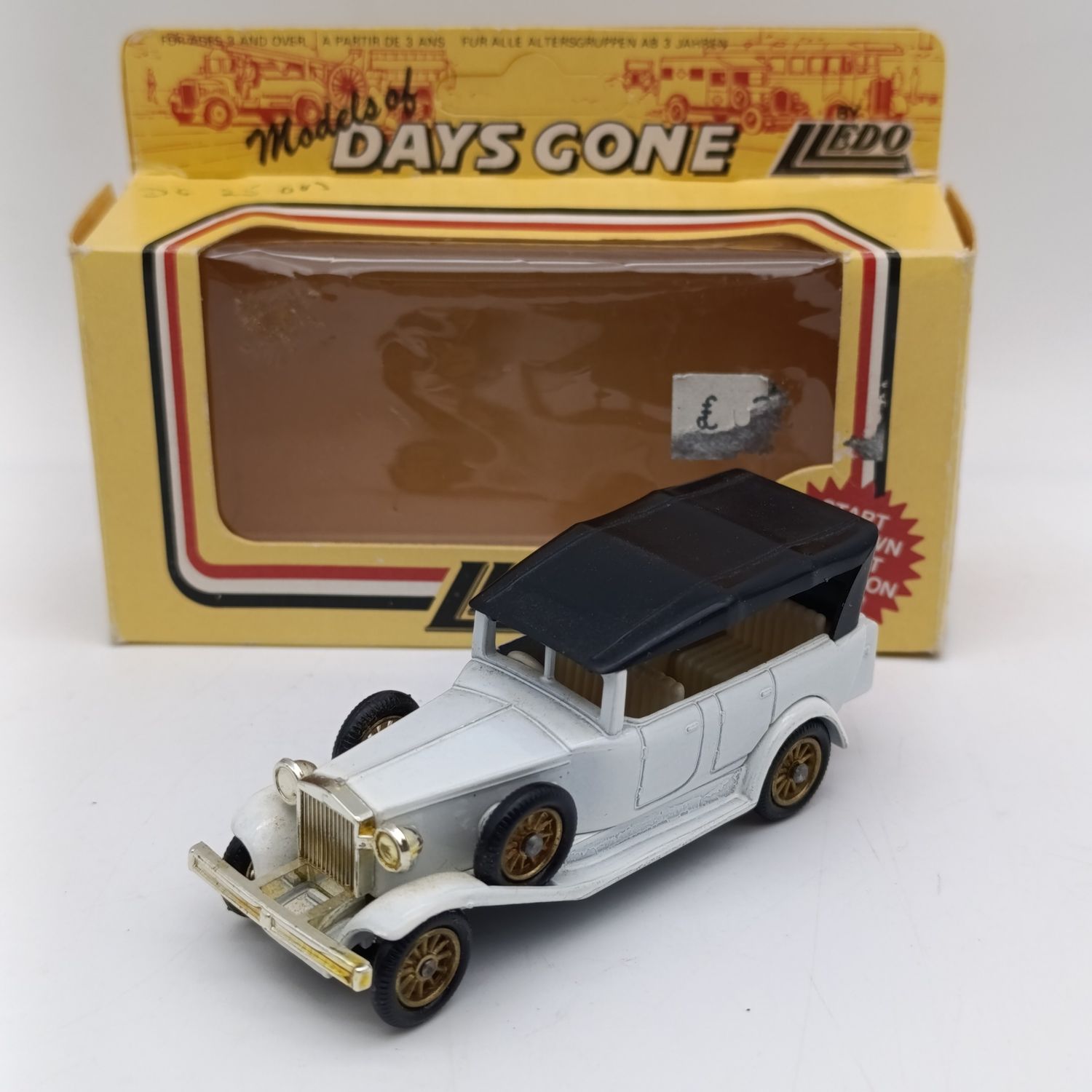 Lledo 1925 Rolls-Royce Silver Ghost die-cast model car in box - White