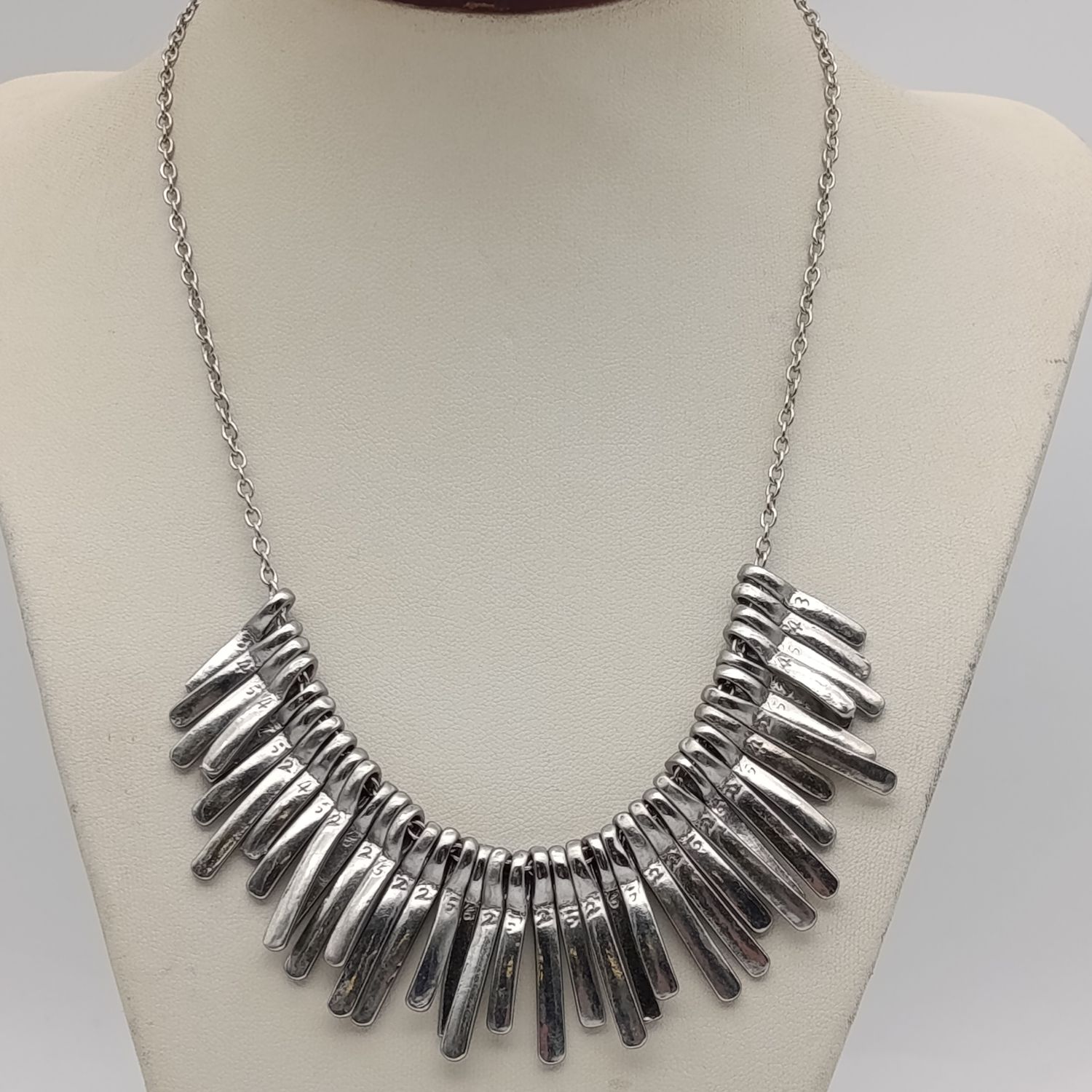 Pewter Twigs necklace 40cm