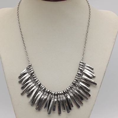 Pewter Twigs necklace 40cm