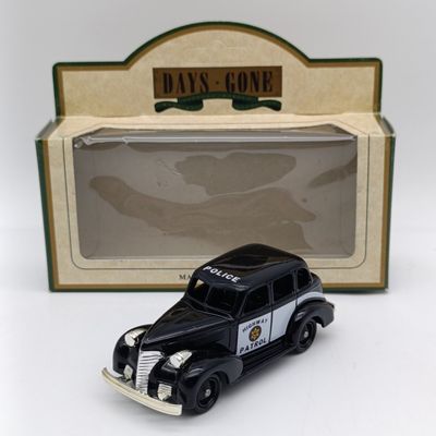 Lledo 1939 Chevrolet Highway Patrol car die-cast model in box