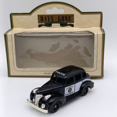 Lledo 1939 Chevrolet Highway Patrol car die-cast model in box
