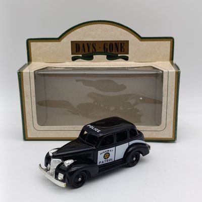 Lledo 1939 Chevrolet Highway Patrol car die-cast model in box