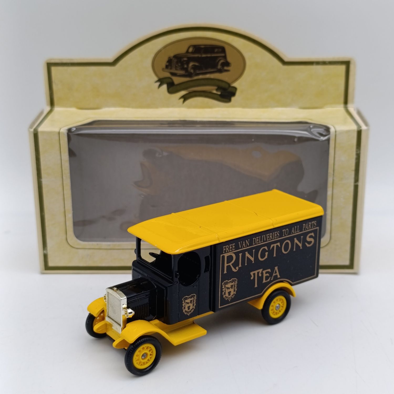 Lledo 1920 Ford Model-T Ringtons Tea advertising die-cast model car in box