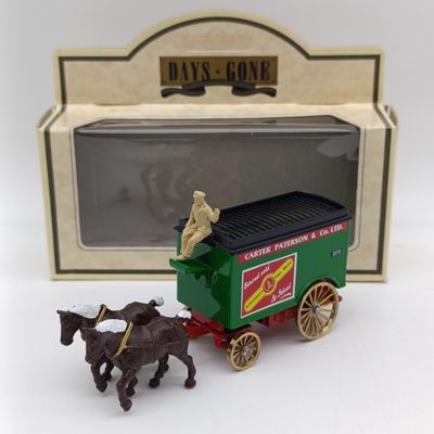 Lledo Horse-drawn Carter Paterson and Co. Schweppes removal cart die-cast model in box