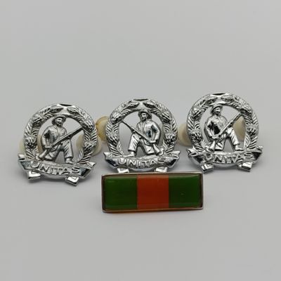 SADF Commandos beret badge and balkie with collar badges
