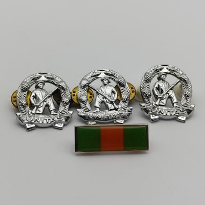 SADF Commandos beret badge and balkie with collar badges