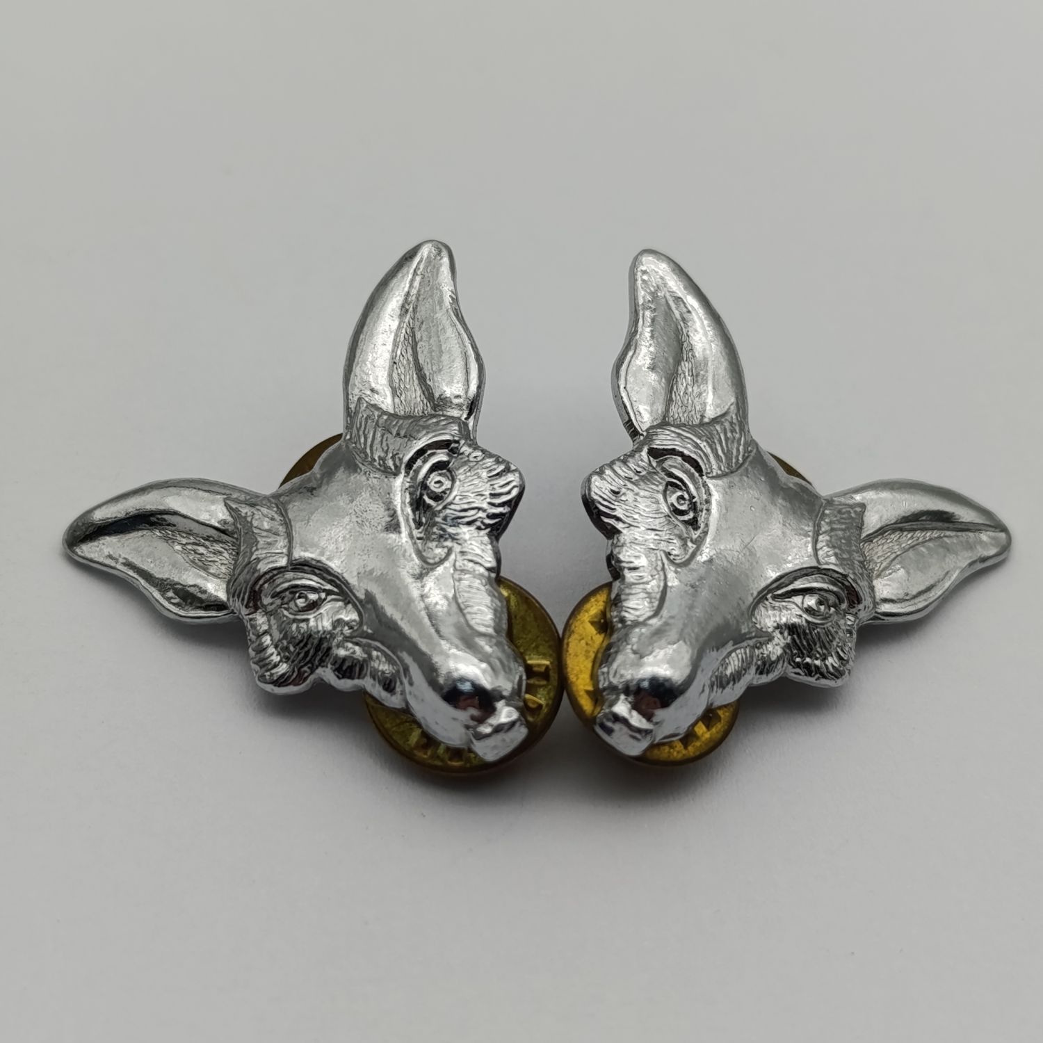 Pair of SA Army Intelligence Corps collar badges