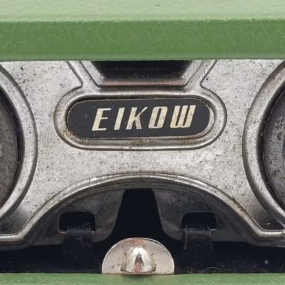 Vintage Eikow Pup foldable binoculars