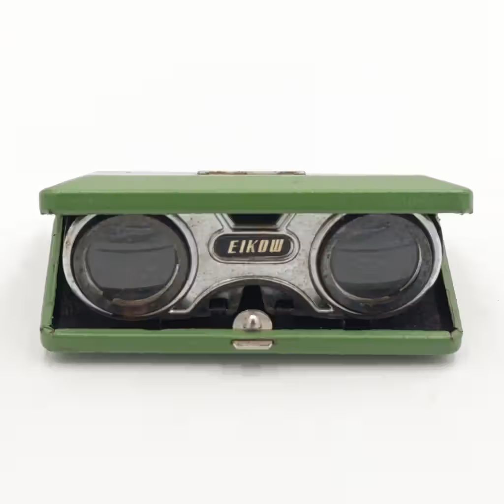 Vintage Eikow Pup foldable binoculars
