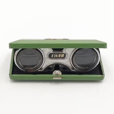 Vintage Eikow Pup foldable binoculars