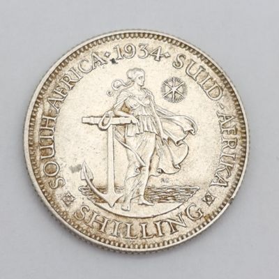 South Africa 1934 Shilling XF+