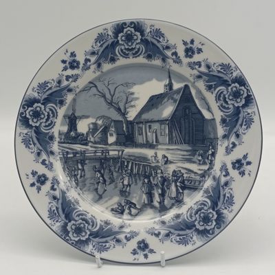 Vintage Wiesenthal Delfts porcelain plate - 16cm