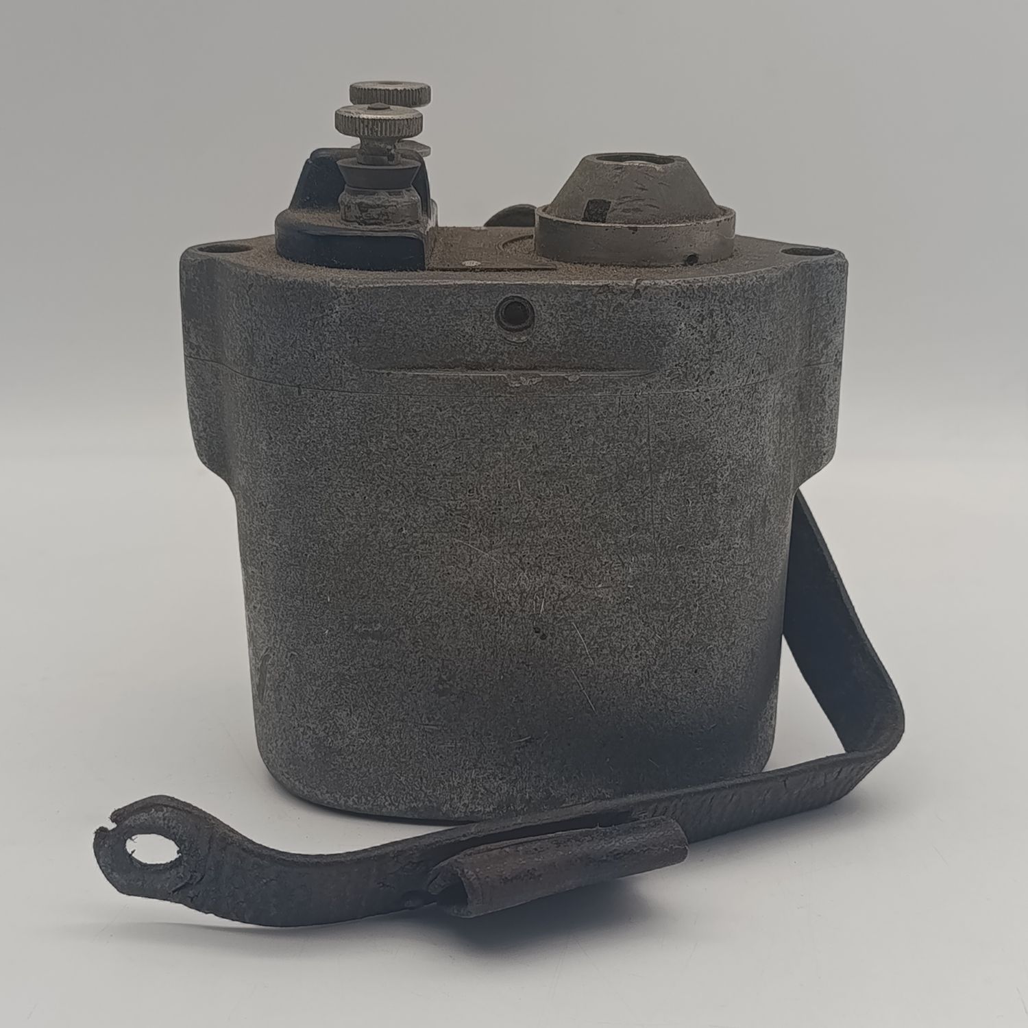 Vintage MNGS single-shot magneto exploder detonator used in mining